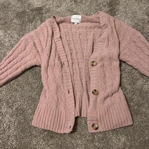 Pink Rose Women's Pink Cardigan